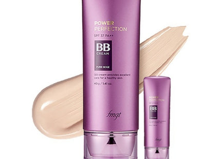 THE FACE SHOP  fmgt Power Perfection BB Cream SPF37 PA++, V103 Pure Beige, 40g, 2 ea