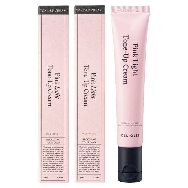 OLIOIL  Pink Light Tone-Up Cream, 30ml, 2 Count