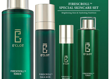 ECKLE FIERCE ROLL Soothing Elastic Toner 350ml + Emulsion 100ml Skincare 2-piece Set
