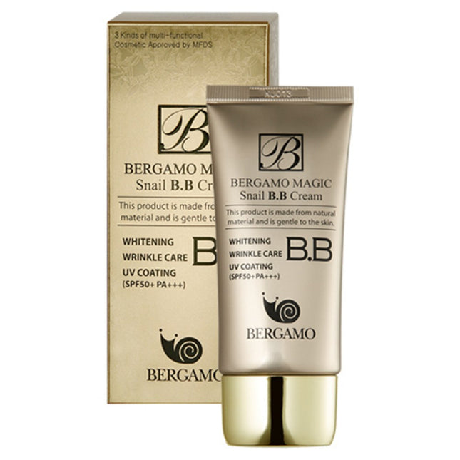 NONE Bergamo Magic Snail BB Cream SPF50+ PA+++, 1 Count