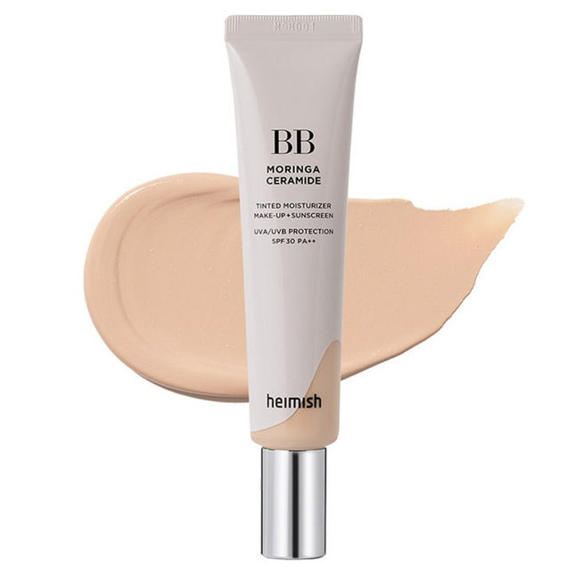 HEIMISH Heimish Moringa Ceramide BB Cream SPF30 PA++, 21 Light Beige, 30ml, 1 Count