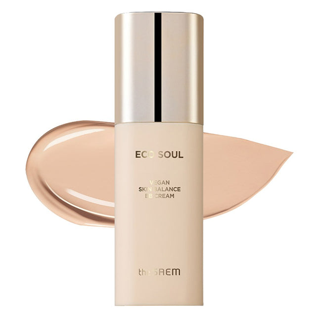 THE SAEM  Eco Soul Vegan Skin Balance BB Cream SPF50+ PA+++, 50ml, 1 Count, Light Beige 21