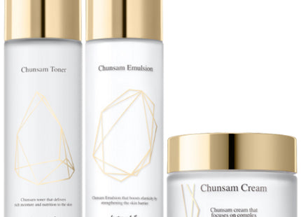 JUDANHAK  Cheonsam Toner + Emulsion + Cream Basic 3-Piece Set, 1 Count
