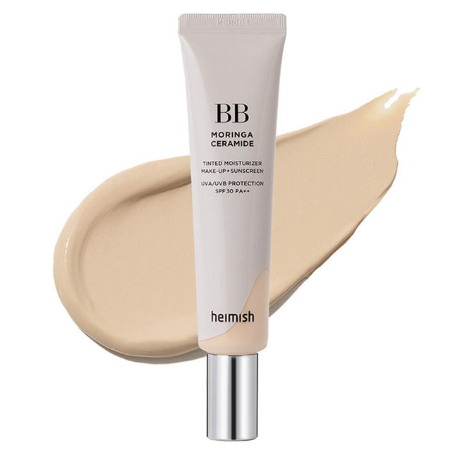 HEIMISH  Moringa Ceramide BB Cream SPF30 PA++, 19 Fair Beige, 30ml, 1 Count