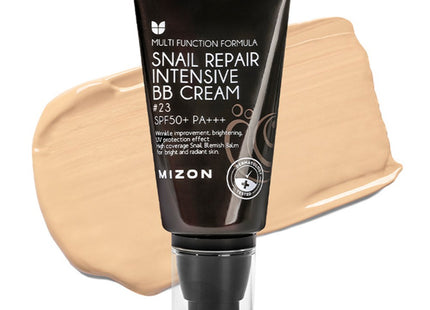 MIZON  Snail Repair Intensive BB Cream SPF50+ PA+++, Natural Beige (23), 1 Count