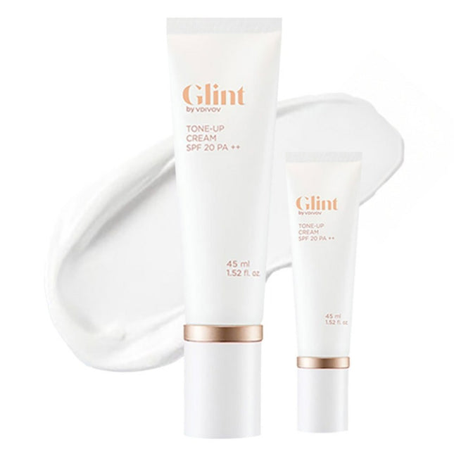 GLINT  Tone-Up Cream SPF20 PA++, Mixed Color, 45ml, 2 Pack