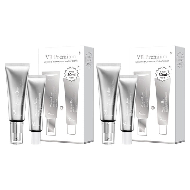 NINE WEEKS  VB Premium Tone-Up Cream SPF21 50ml + 30ml, White, 80ml, 2 Count
