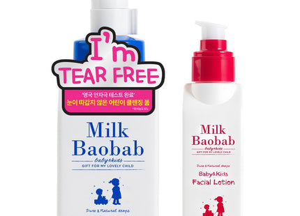 MILKBAOBAB  Baby & Kids Facial Foam 300ml + Lotion 100ml Set