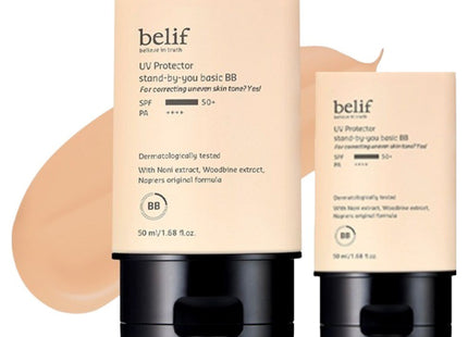BELIF  UV Protector Stand By You Basic BB Cream SPF50+ PA++++, 50ml, 2 count