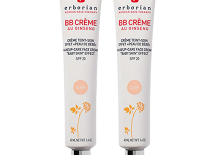 ERBORIAN  BB Creme SPF20 Claire 40ml 2 Count