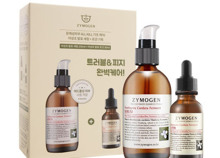 XYMOGEN  Houttuynia Fermented Serum 105ml + Lotion 30ml Set, 1 Set