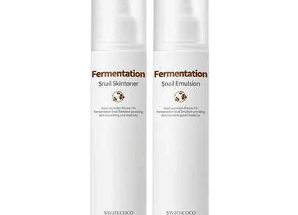 SWANICOCO  Fermentation Snail Skin Toner + Emulsion 2-piece Set, 1 Set