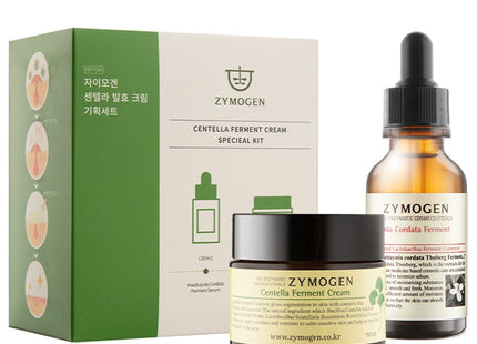 XYMOGEN  Houttuynia Fermented Serum 30ml + Centella Fermented Cream 50ml Set, 1 Set