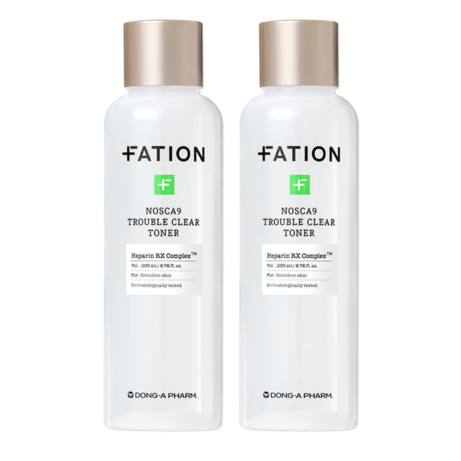 PARTHEON DONG-A PHARMACEUTICAL Noscana Nine Trouble Clear Toner 200ml 2-Pack