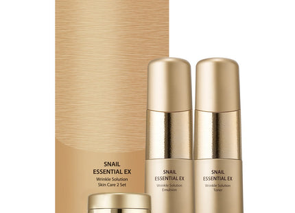 THE SAEM  Snail Essential EX Wrinkle Solution Skin Care 2종 Set, 1 Set