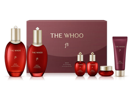 THE HISTORY OF WHOO  JinYulHyang Anti-Wrinkle Enriching Toner 150ml + Emulsion 110ml Set, 1 Set