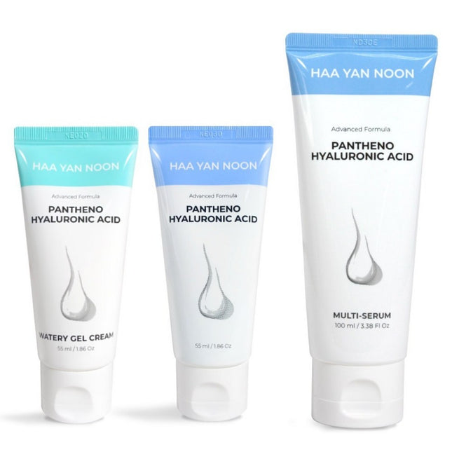 HAAYANNOON Panthenol Hyaluronic Acid Basic Skincare Set