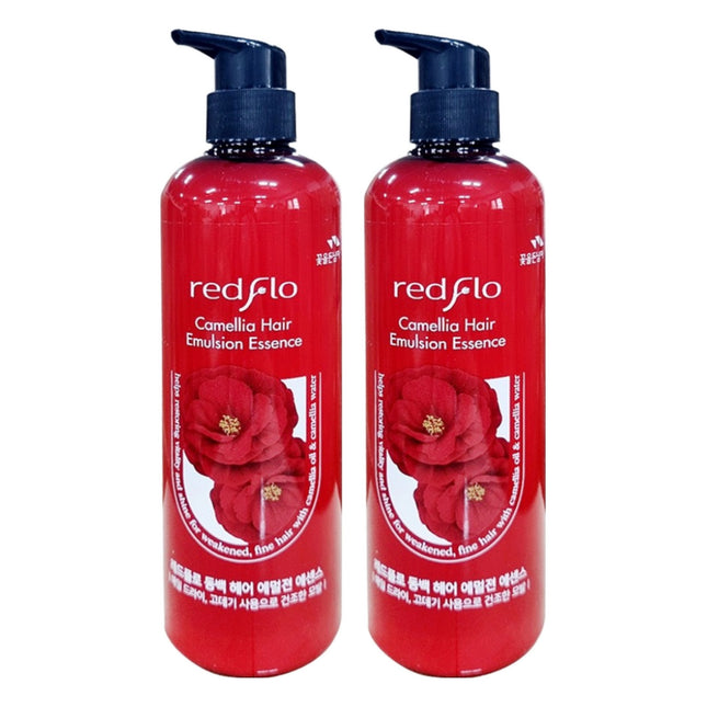 REDPLOW Camellia Hair Emulsion Essence, 500ml, 2 Count