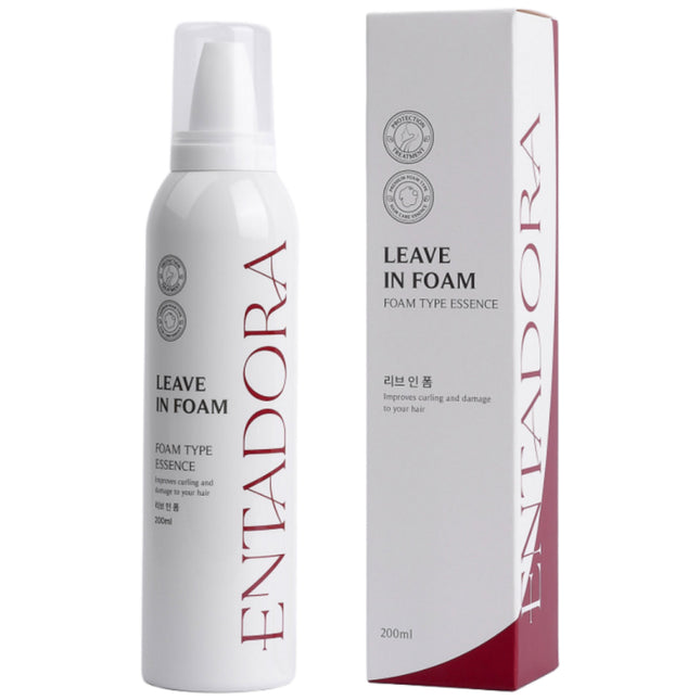 ENTRADA  Leave-in Foam Curling Essence Protein Hair Essence, 200ml, 1 Count