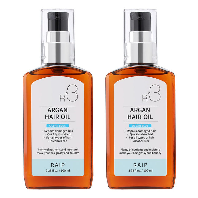 LAIP R3  Argan Oil Ocean Blue Hair Essence, 100ml, 2 Count