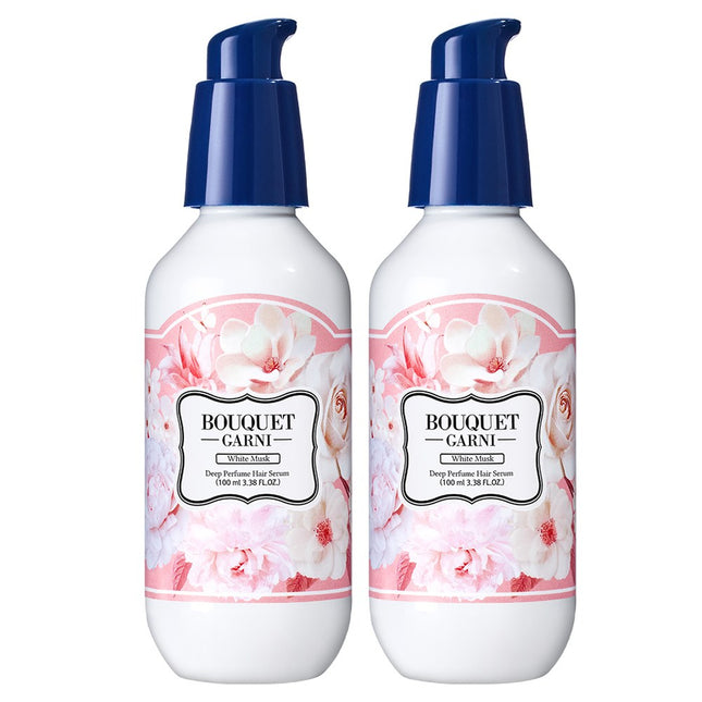 BOUQUET GARNI  Deep Perfume Hair Serum White Musk, 100ml, 2 Count