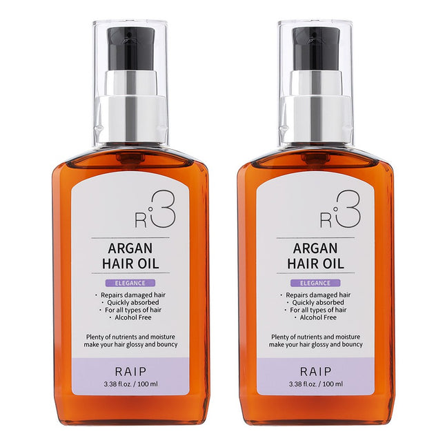 RAIP R3 Argan Oil Hair Essence Elegance, 100ml, 2 count