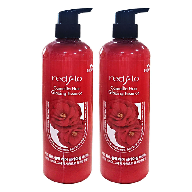 REDFLO  Hair Glazing Essence Camellia Scented, 500ml, 2 Count