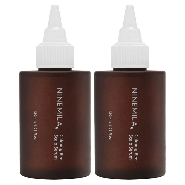 NINE MILA  Calming Beer Scalp Serum, 120ml, 2 Count