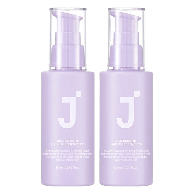 JSUP  Silk Keratin Hair Oil Essence 2X, 80ml, 2 Count