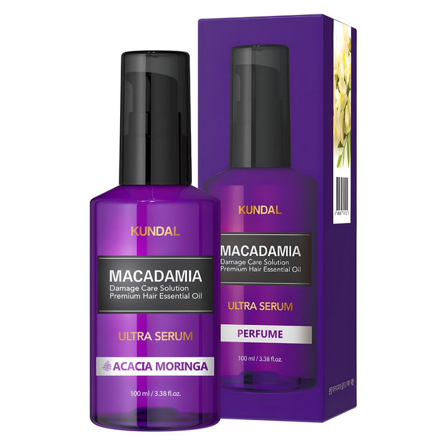 KUNDAL  Macadamia Ultra Hair Serum Acacia Moringa, 100ml, 1 Count