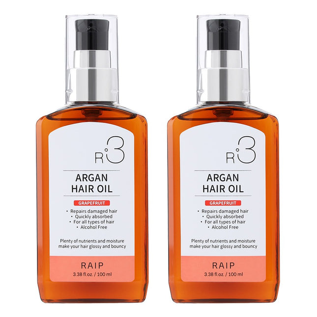 LAIP R3  Argan Hair Oil Grapefruit Hair Essence, 100ml, 2 Count