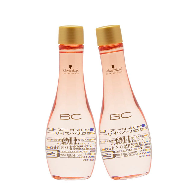 SCHWARZKOPF PROFESSIONAL Schwarzkopf BC Oil Miracle Rose Finishing Treatment 100ml, 2 Count