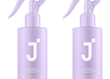 JSOOP  Silk Keratin No Wash Ampoule Treatment 2X Spray Hair Essence, 200ml, 2 count