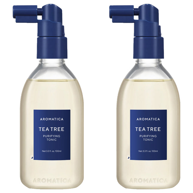 AROMATICA  Tea Tree Purifying Tonic Spray Type Hair Essence 100ml, 2 Count