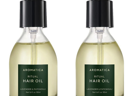 AROMATICA Aromatica Ritual Hair Oil Lavender & Patchouli 50ml, 2 Count