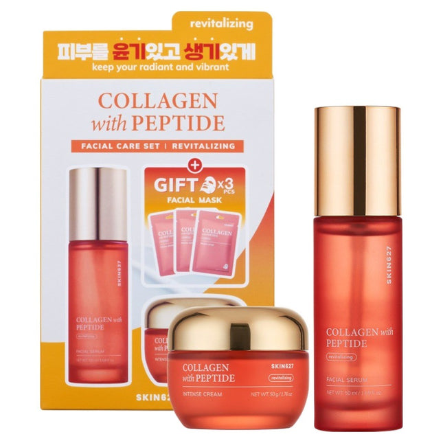 SKIN627 Collagen with Peptide Facial Care Set