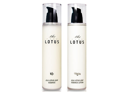 THE PURE LOTUS Jeju Lotus Leaf Moisture Essence 125ml + Essence Lotion 125ml Set, 1 Set