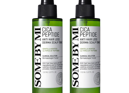 SOME BY MI  Cica Peptide Anti Hair Loss Derma Scalp Tonic, 150ml, 2 Count