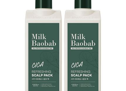MILK BAOBAB Milk Baobab Cica Refreshing Scalp Pack, 500ml, 2 Count