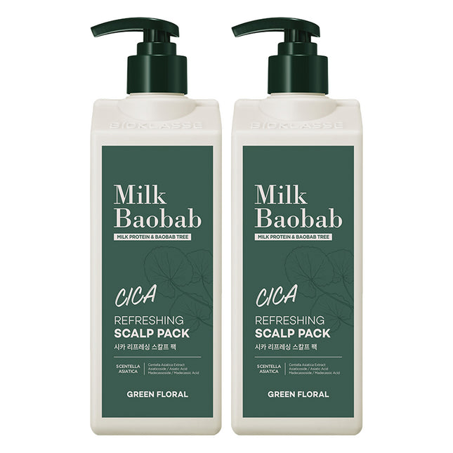 MILK BAOBAB Milk Baobab Cica Refreshing Scalp Pack, 500ml, 2 Count