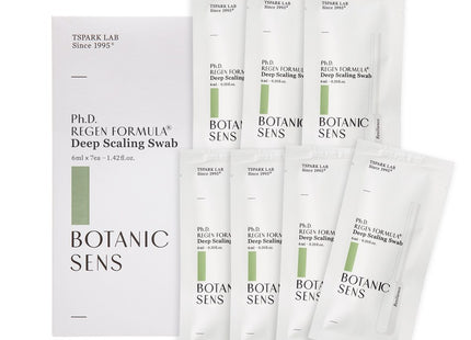 BOTANICS  PhD Regen Formula Deep Scaling Swab 7p, 42ml, 1ea