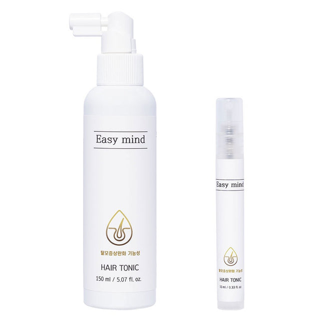 EASYMIND  Scalp Care Beer Yeast Cooling Low pH Vegan Hair Tonic 150ml + 10ml Set, 1 Pack