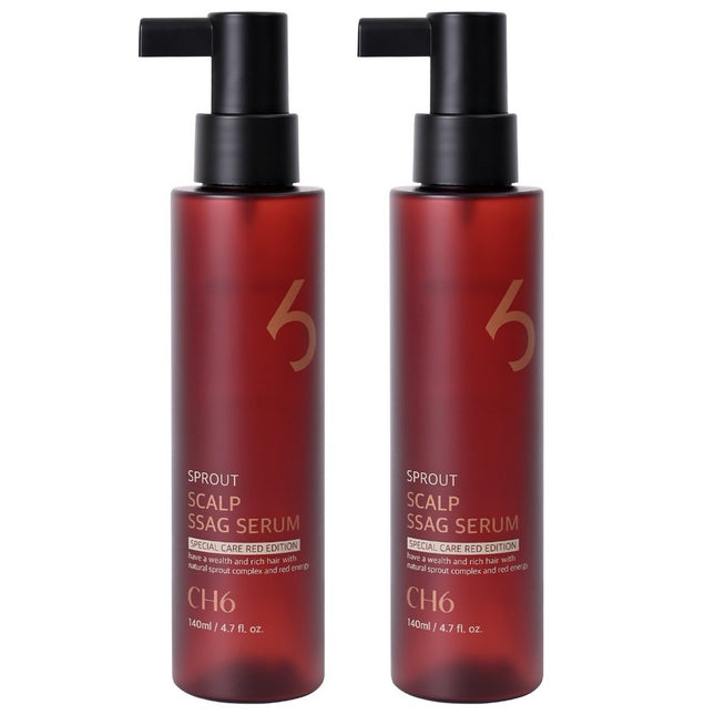 CH 6 Scalp Ssak Serum Red Edition, 140ml, 2 count