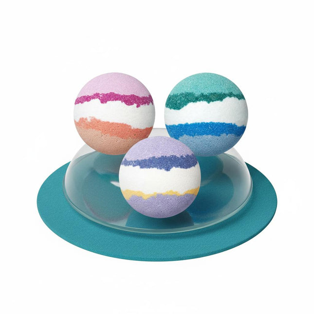 ROUNDAROUND Bath Bomb Mix  Match Colorful  Scented