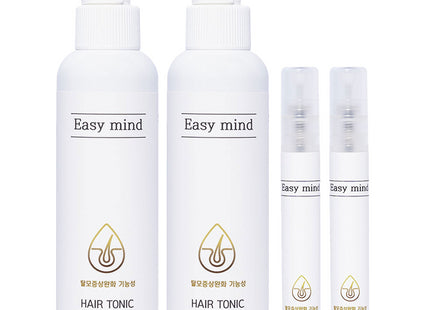 EASYMIND  Scalp Care Beer Yeast Cooling Low pH Vegan Hair Tonic 150ml + 10ml Set, 2 count