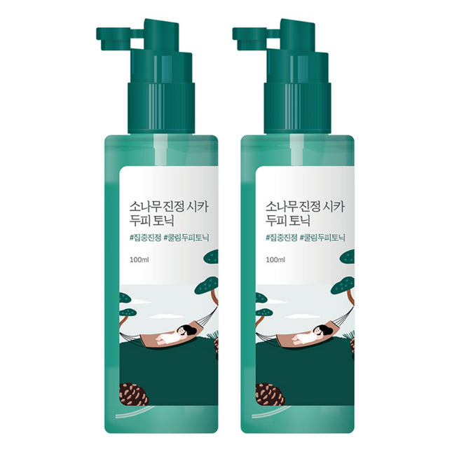 ROUND LAB  Pine Calming Cica Scalp Hair Tonic 100ml 2-pack