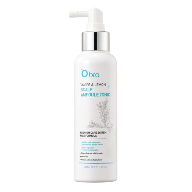 OUBRA  Ginger & Lemon Ampoule Tonic 150ml, 2 Count