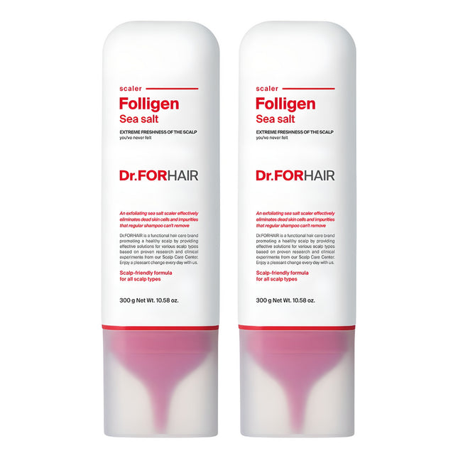 DR.FORHAIR  Foligen Sea Salt Scaler, 300g, 2 Count