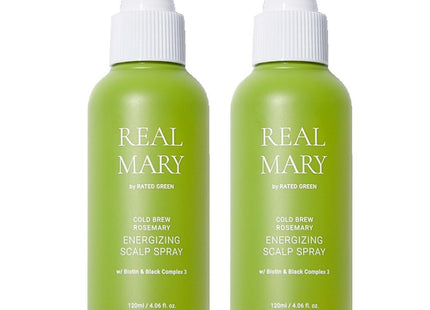 RATEDGREEN  Realmary Cold Brew Rosemary Energizing Scalp Spray, 120ml, 2 count