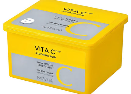 MISSHA  Vita C Plus Daily Toning Sheet Mask 30ea